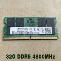 1 pcs M425R4GA3BB0-CQKOD 32GB 2Rx8 4800B SODIMM Laptop RAM For Samsung Notebook Memory Fast Ship High Quality 32G DDR5 4800MHz
