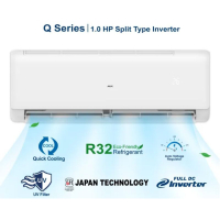 AUX PREMIUM Q SERIES with WiFi feature 1HP TO 3HP FULL DC INVERTER SPLIT TYPE AIRCON