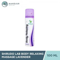 Shirudo Lab Body Relaxing Massage Spray Lavender 100 ml - Body Relaxant Relaksasi Otot
