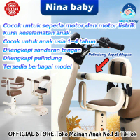 [Ready Stock] Nina baby MALL Kursi Motor Anak Matic Boncengan Anak Motor Matic Tempat Duduk Anak Di 