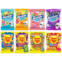 Kẹo dẻo Chupa Chups, kẹo dẻo Alpenliebe hương trái cây đủ vị, đủ màu gói 24g