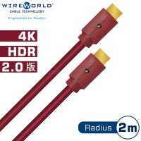WIREWORLD RADIUS 4K HDMI 傳輸線 (2.0版本) - 2M