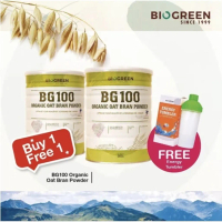 COD Buy 1 Free 1 BG100 Organic Oat Bran Powder 500g (Exp:04/2027)