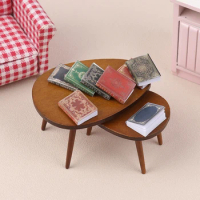 50pcs Dollhouse Miniature Mini Books Model Furniture Accessories Fun Bookstore Little Man Book Random