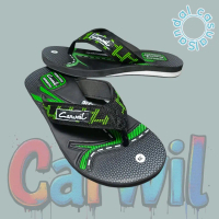 CARWIL Sandal Japit Junior Bermotif Corak Bahan Spon EVA & Tali Webing Nyaman untuk Anak Cowok dan C