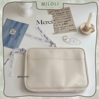 [MILOLI] Laptop Bag Pelindung Laptop Almost Blue - F0027