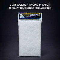 R2R Racing Glaswol Serat Ceramic Fiber Tahan Panas Hingga 1200°C untuk Peredam Knalpot Mobil dan Mot