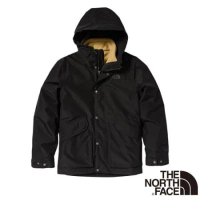 【The North Face】男 防水透氣保暖抓絨三合一外套.夾克/7QSZ-4E5 黑