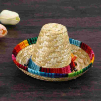 Poncho Mexican Party Supplies Chihuahua Cosplay Clothes Dog Costume Sombrero Banquet