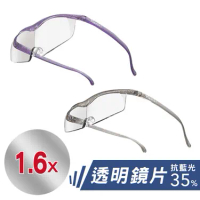 日本【Hazuki】葉月放大鏡 - 透明鏡片(抗藍光35%) 1.6倍【V1MF9512、V1MF9509】