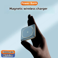 10000mAh Mini Power Bank Magnetic Wireless Charger for iPhone 14 13 12 Series Xiaomi External Battery Fast Charging Powerbank