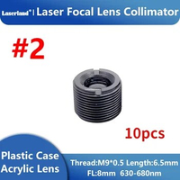Focal Collimator Collimating Lens w/ M9/P0.5 Frame f 600nm-1100nm Red + IR Laser Diode