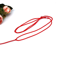 紅繩子項鏈吊墜繩編織手工可調節玉佩掛繩黃金玉繩本命年兒童掛繩