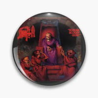 Death Scream Bloody Gore Soft Button Pin Women Gift Jewelry Cute Brooch Collar Lapel Pin Metal Funny Decor Cartoon Creative