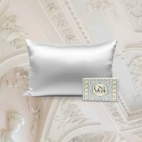 Sarung Bantal Cinta PREMIUM Satin Silk Bedsheet King Size Terlibeauty Silver Lining