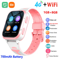 Xiaomi Mijia Kids 4G+Wifi 700mah Smart Watch Children Video Call SOS GPS+LBS+G-SENSOR Location Tracker Nano Sim Card Smartwatch