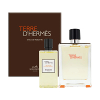 HERMES愛馬仕 TERRE D HERMES大地香水2件組[淡香水100ml+二合一洗髮沐浴乳80ml]_國際航空版