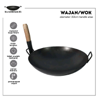 Wajan Nasi Goreng 50cm / Wajan Anti Lengket Wajan Wok  / Wajan Resto Kitchenware