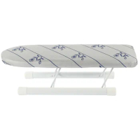 Mini Ironing Board Foldable Iron Board Tabletop Clothing Ironing Board for Home