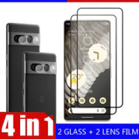 Tempered Glass For Google Pixel 7 Pro Pixel 6 Pro 6A Screen Protector High Quality Camera Lens Film For Pixel 6A Glass
