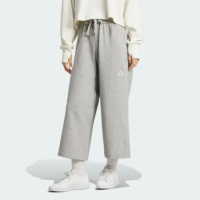 【adidas 愛迪達】長褲 女款 運動褲 休閒褲 W ALL SZN L PT 灰 IY6830(L4997)