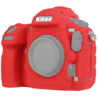 for Nikon D850 Silicone Camera Cover for Nikon D850 Camera Protector Case High Grade Litchi Texture Non-slip