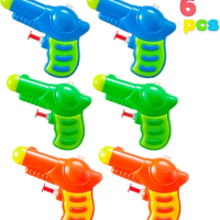 6Pc Mini Water Guns for Kids, Small Squirt Guns Water Blaster Pool Toys Summer Gifts for Party Favors Outdoor Water Fighting Toy