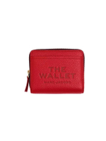 กระเป๋าสตางค์ LEATHER MINI COMPACT WALLET สี TRUE RED