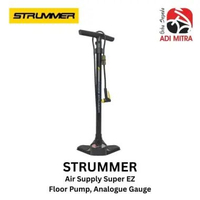 Strummer Floor Pump Strummer Air Supply Super EZ 80 mm Analogue Gauge Steel