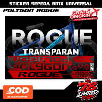(COD) stiker transparan striping sepeda polygon rogue BMX 18 20 glossy lentur anti air
