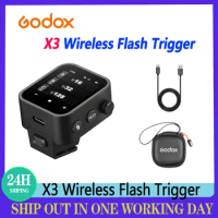Godox X3 2.4G Wireless Flash Trigger TTL HSS OLED Touch Screen Transmitter for Canon Nikon Sony Fujifilm Olympus Camera