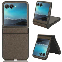 For Motorola Moto Razr 40 Ultra 5G Case Sandskin Grain Shockproof Hard Back Cover Matte Case for Motorola Moto Razr4 Phone Bags