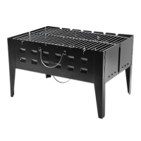 Table-Square Folding European Style Economical Easy To Clean Garden Outdoor Portable Barbecue Oven Grill