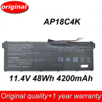 New AP18C4K 11.4V 48Wh 4200mAh Original Laptop Battery For Acer Aspire 5 A514-54 54G Aspire 5 A515-56G Swift 3 SF314 Series