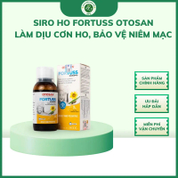 Siro ho Fortuss Otosan chiết xuất từ Mật ong Manuka làm dịu cơn ho hiệu quả, bảo vệ niêm mạc họng