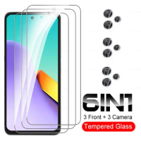 6in1 Camera Lens Tempered Glass For Xiaomi Redmi 12 5G Protective Glass Screen Protector Redmi12 Redmy 12 6.79 inches Film Cover