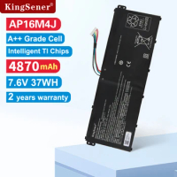KingSener AP16M4J Laptop Battery For Acer Aspire 3 A317-33 EX215-51G Series Notebook 2ICP4/78/104 7.6V 37WH 4870mAh