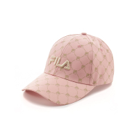 FILA 滿版LOGO帽/棒球帽-粉色 HTY-1103-PK