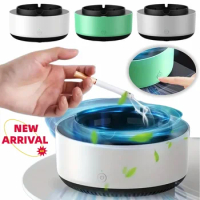 Multipurpose Intelligent Ashtray with Filter Air Purifier Practical Smokeless Ashtrays Home Smart Electronic Cigarette Ashtrays