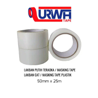 LAKBAN PUTIH TERAOKA | MASKING TAPE | LAKBAN CAT | MASKING TAPE PLASTIK