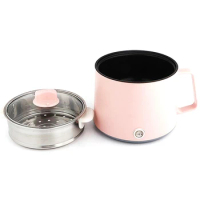 Multifunctional Electric Cooker Hot Pot Rice Cooker Mini Electric Cooking Machine Double Laye Non-Stick Pan