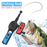 NS Switch Fishing Rod for Bass Pro Shops and Legendary Fishing for Nintendo Switch Joy-Con Fishing Game Accessories