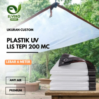 Terpal Bening Lebar 6 Meter Plastik Anti UV dan Hujan 200 Micron - Tahan Lama dan Berkualitas