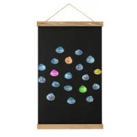 Multitude of Slimes Draw Near for Sale Canvas Hanging Picture Funny Graphic Picture Hotel Picture Hanging Nerd Style Hang Pictur
