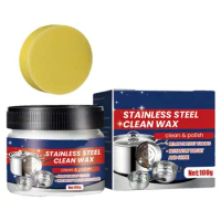 Stainless Steel Cleaner Polishing Stainless Steel Cream 100g Polishing Stainless Steel Cream Powerful Oven Cleaner For Range