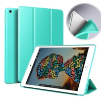 For Apple iPad mini 4 Case PU Leather Ultra Slim Silicone Soft Back Smart Cover For iPad mini 4 Auto Sleep Wake