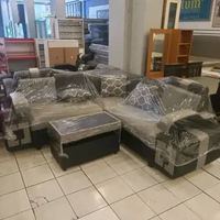 sofa sudut minimalis / sofa minimalis sudut / kursi sofa ruang keluarga / sofa sudut abu abu