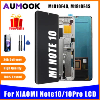Original AMOLED For Xiaomi Note10 LCD Display Touch Screen Assembly For Xiaomi CC9Pro Note10Pro Note10Lite LCD Replacement Parts