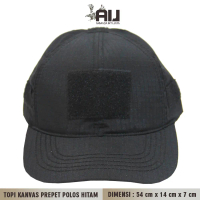 Topi Kanvas Prepet / Velcro Polos