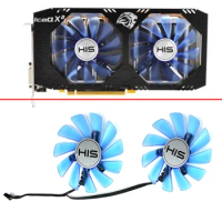 2pcs 85mm FDC10H12S9-C FDC10U12S9-C RX570 GPU Cooler for HSI RX 470 480 570 RX470 RX480 RX570 Graphics Cooling Fan
